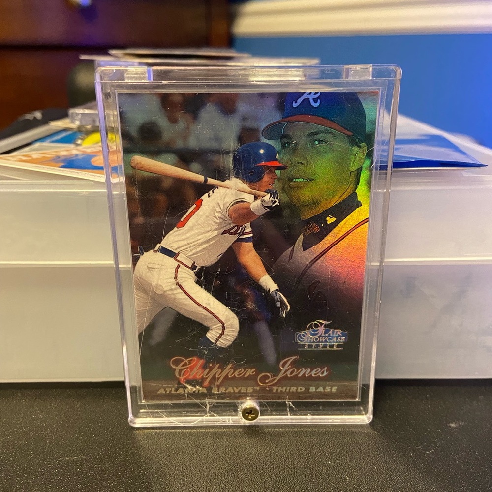1998 Fleer Flair Showcase CHIPPER JONES #10 card